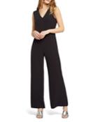 Dive In V-neck Sleeveless Wide-leg
