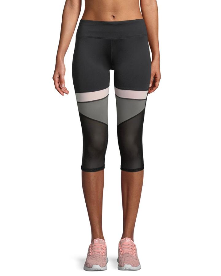 Colorblocked Cropped Compression