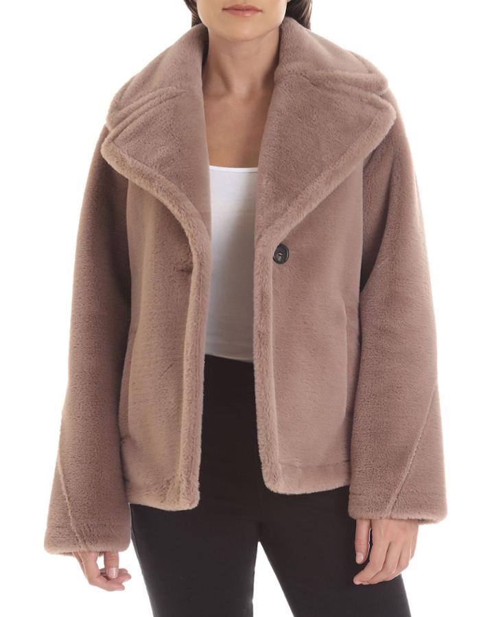 Bonded Faux Fur Jacket