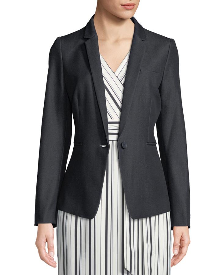 Sunny Stretch Denim Blazer