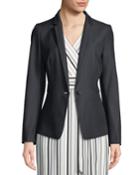 Sunny Stretch Denim Blazer