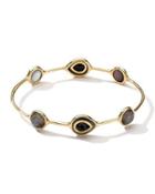 18k Rock Candy Ondine Black Shell & Onyx Doublet Bangle