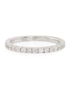 18k White Gold Diamond Eternity Band, 0.50tcw,