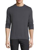 Brushed Striped Long-sleeve T-shirt