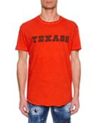 Men's Texass Cool-fit Crewneck Cotton T-shirt