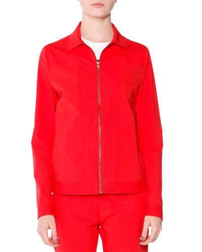 Long-sleeve Zip-front Jacket, Fire
