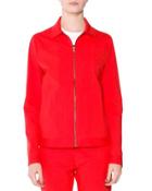 Long-sleeve Zip-front Jacket, Fire