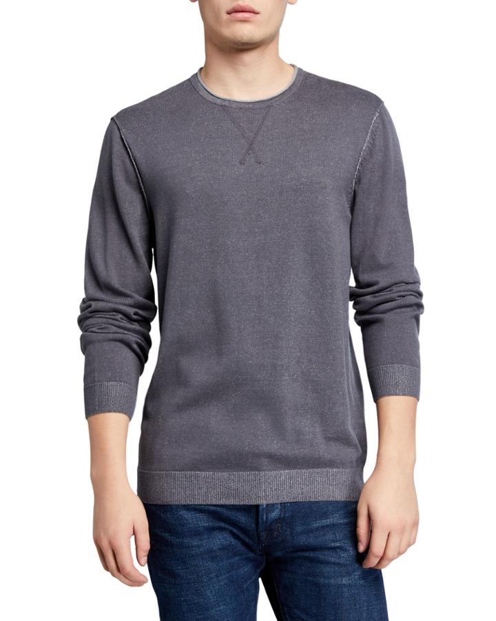Men's Inside Out Rolled Crewneck