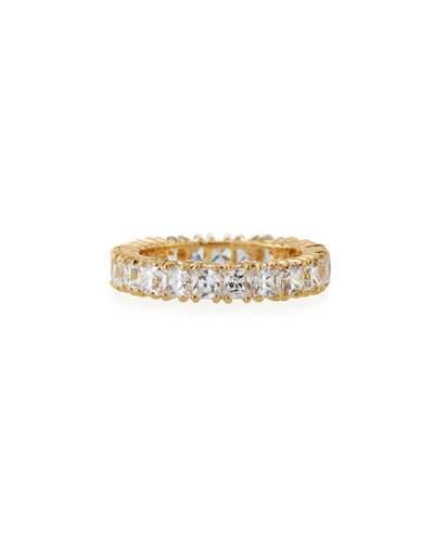 Princess-cut Cubic Zirconia Eternity Band Ring