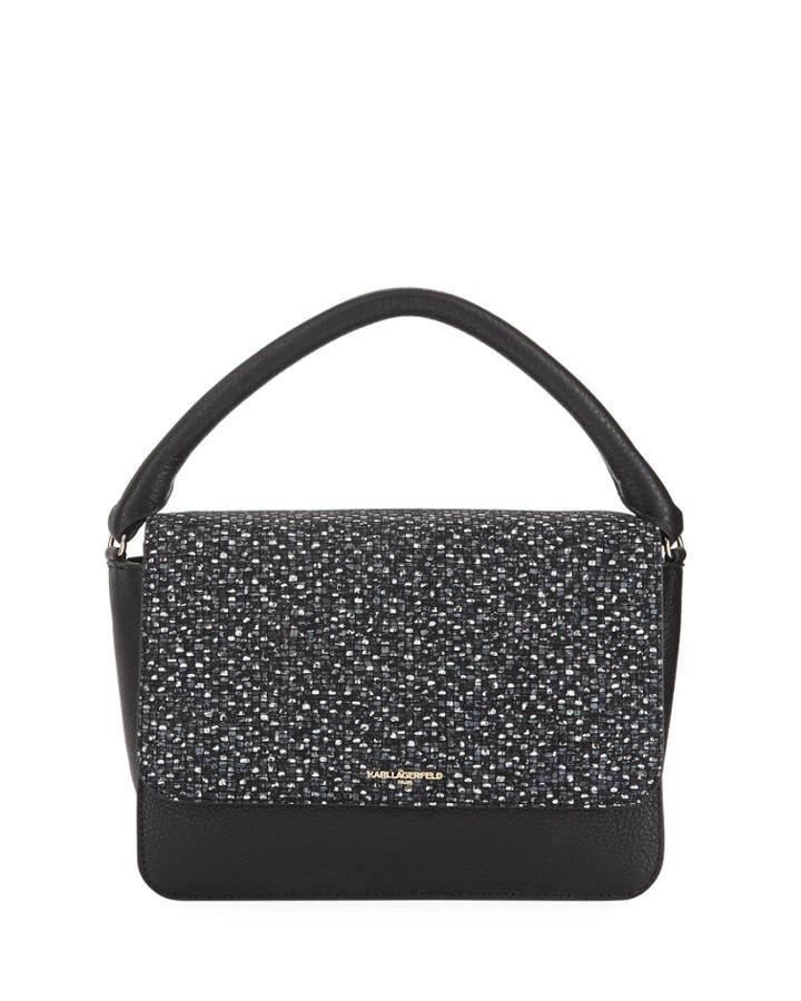 Babette Pebbled Leather Flap-top