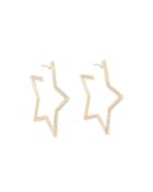 Crystal Star Hoop Earrings