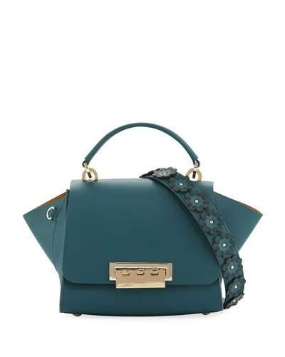 Eartha Iconic Medium Crossbody Bag W/ Flower Appliqu&eacute;