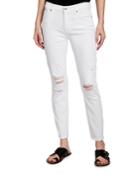 Gwenevere Mid-rise Ankle Jeans With Knee