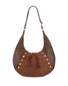 Ken Embossed Suede And Leather