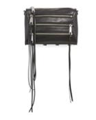 Mini 5 Zip Leather Crossbody Bag