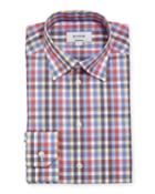 Multicolor Large Check Cotton Dress