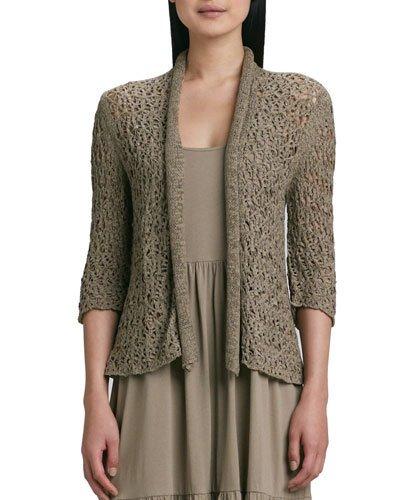 Tape Yarn Knit Cardigan