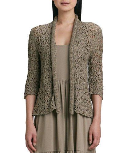 Tape Yarn Knit Cardigan