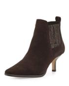 Latour Suede Pointed-toe Bootie