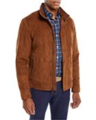 Men's Aston Stretch-suede Blouson Jacket