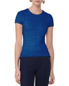 Ruched Cap-sleeve Top