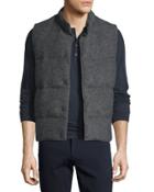 Quilted Wool-blend Vest