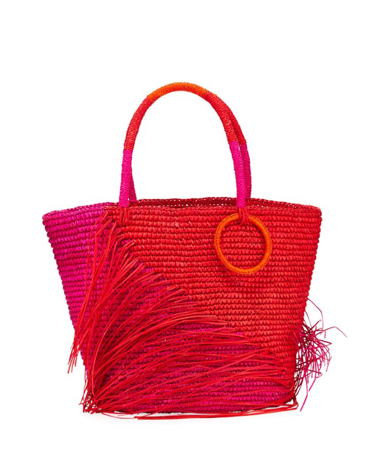 Fraye Two-tone Medium Tote Bag