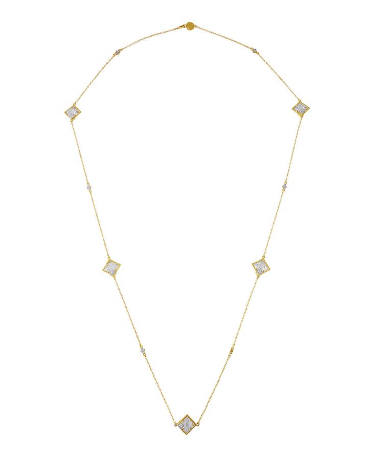 Visionary Fusion Large Stone Station Necklace
