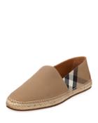 Men's Pateman Canvas Check Espadrille, Classic Check