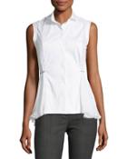 Crepe-side Monili Beaded Blouse