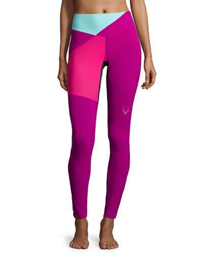Colour Bolt Sport Leggings, Violet