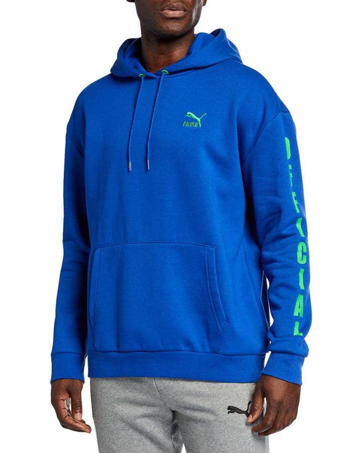 Men's Contrast Pullover Hoodie