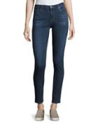 Prima Mid-rise Cigarette Jeans, Blue