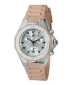 40mm Tahitian Large Jelly Bean Watch, Pink/stainless
