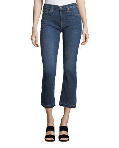 Skinny Boot-cut Released Jeans