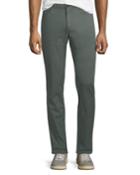 Stretch Dobby Straight-leg Pants