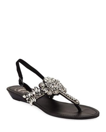 Vallen Crystal-embellished Flat