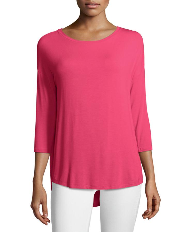 Soft Touch Boat-neck Top