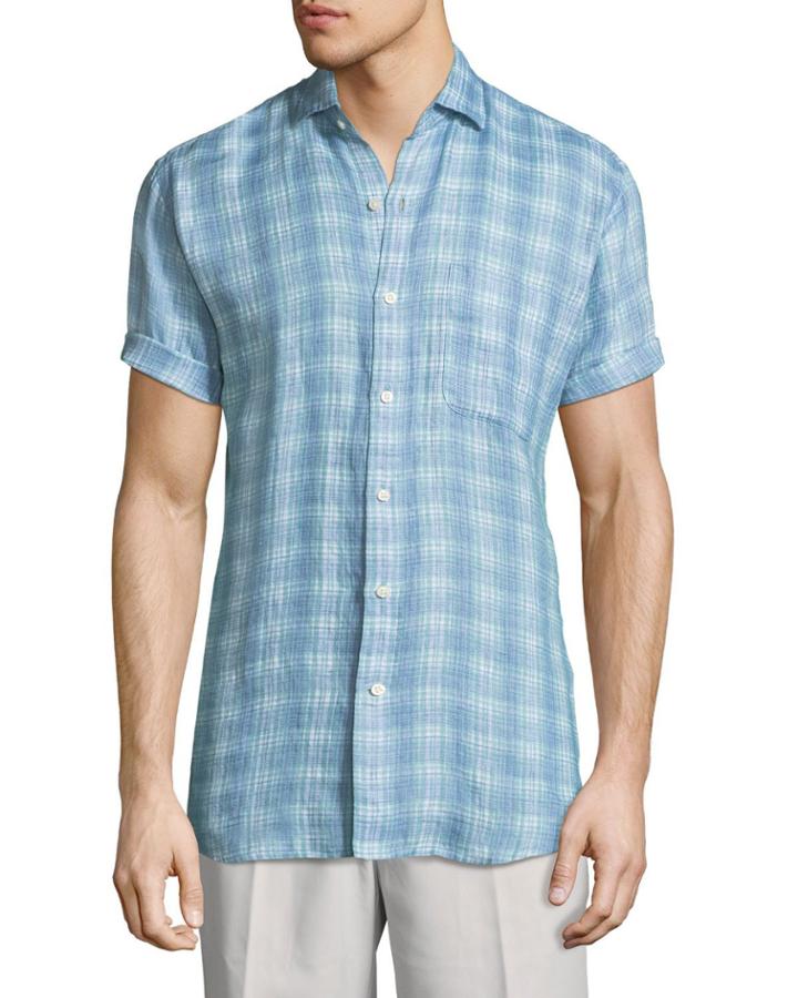 Woven Plaid Linen