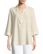 Alek Silk Crepe Tunic