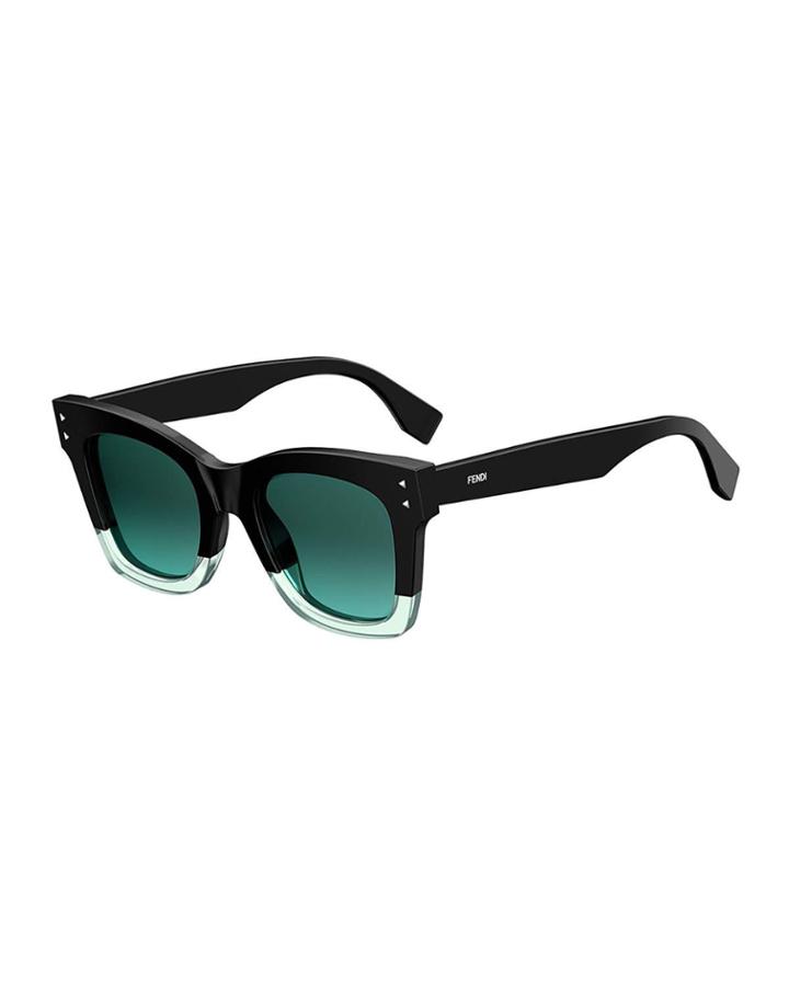 Two-tone Acetate Cat-eye