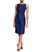 Sleeveless Bateau-neck