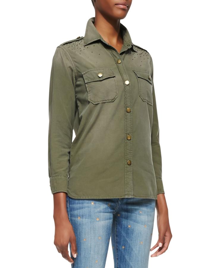 Current/elliott The Perfect Button-front