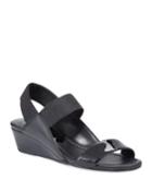 Elsie Patent/napa Demi-wedge
