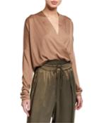 Cashmere/silk Crossed