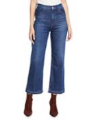 Joan High-rise Wide-leg Cropped Jeans
