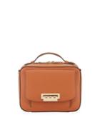 Earthette Top Handle Box Bag, Rust