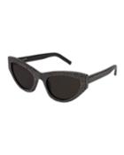 Grace Studded Cat-eye