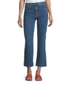 Justine High-rise Cropped Wide-leg Jeans