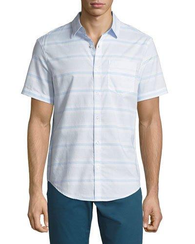 Horizontal Striped Short-sleeve